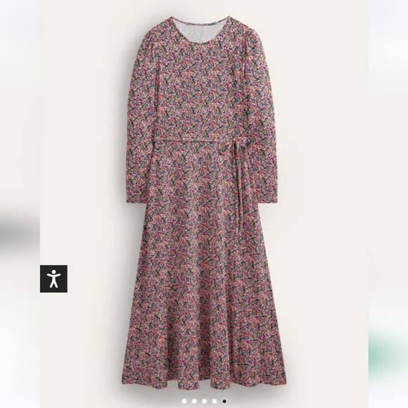 Skirt Detail Dress in Multi Petal Toile - Picture 6 of 8